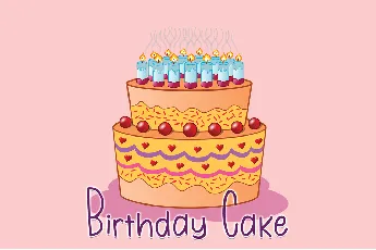 Birthday font