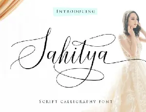 Sahitya Calligraphy font