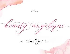 Beauty Angelique font