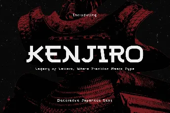 CF Kenjiro Demo font