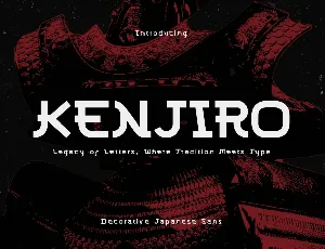 CF Kenjiro Demo font