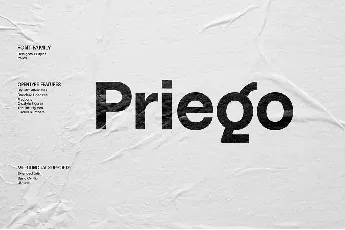 Priego font