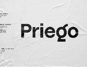 Priego font