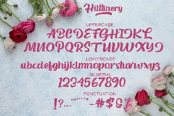 Hilttinery font