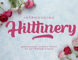 Hilttinery font