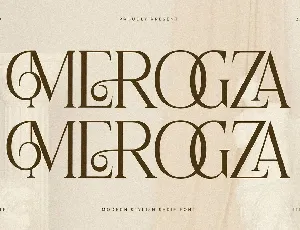 Merogza font