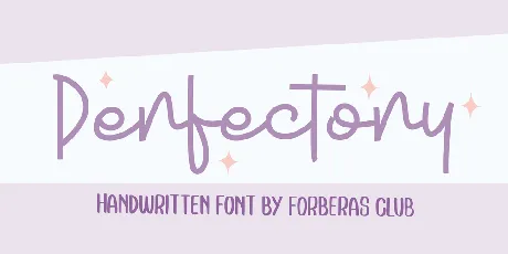 Perfectoy Demo font