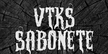 VTKS SABONETE font