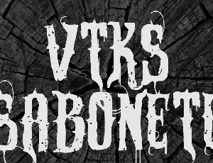 VTKS SABONETE font