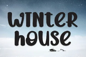 Winter House Display font