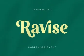 Ravise font