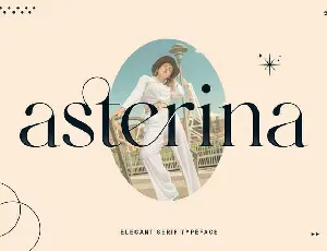 Asterina font