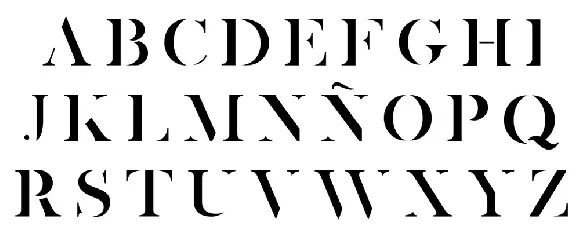 Intransigencia Serif font