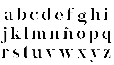 Intransigencia Serif font