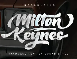 Milton Keynes Script font