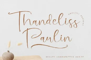 Thandeliss Paulin font