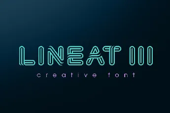 Lineat III font