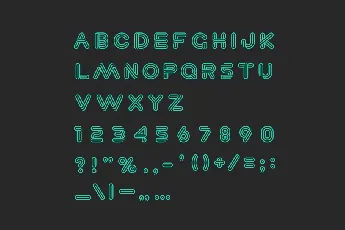 Lineat III font