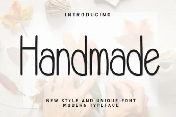 Handmade Display Typeface font