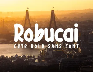 Robucai font