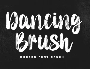 Dancing Brush-Personal use font