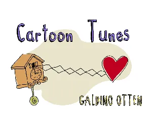 Cartoon Tunes font