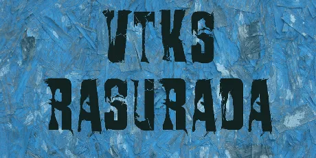 VTKS RASURADA font