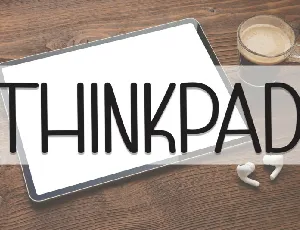 Thinkpad Display font