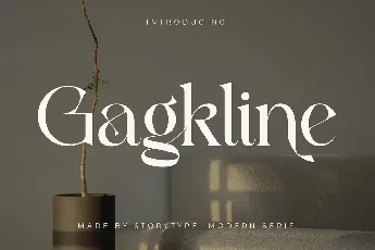 Gagkline font