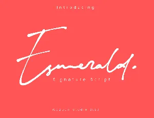 Esmerald font