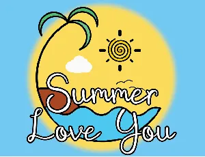 Summer Love You font