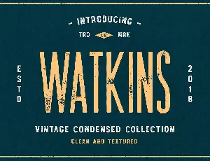 Watkins font