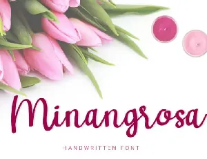 Minangrosa Handwritten font