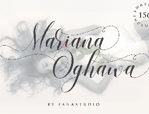 Mariana Oghawa Script font