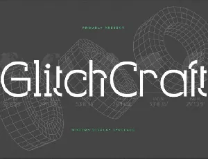 Glitchcraft font