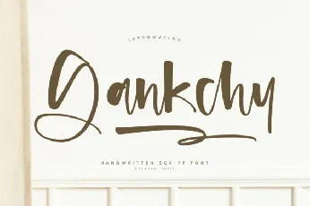 Gankchy font