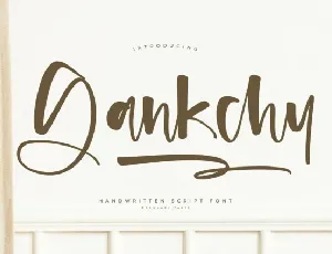 Gankchy font