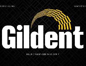 Gildent font