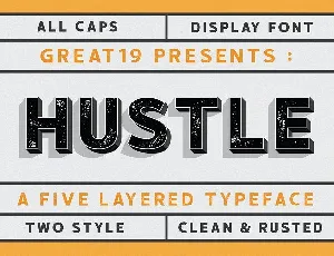 Hustle Display font