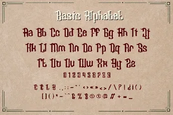 Raveinus Clawny font