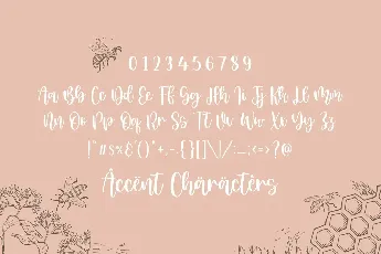 Honeyday font