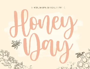 Honeyday font