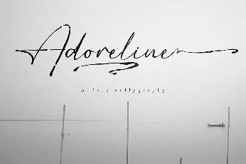 Adoreline Demo font