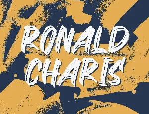 Ronald Charis font