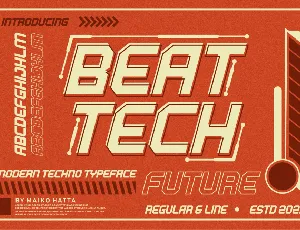 BEAT TECH font