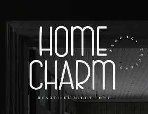 Home Charm font