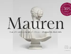 Mauren font