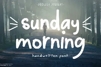 Sunday Morning font