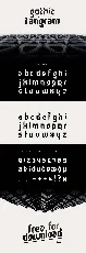 Gothic Tangram font