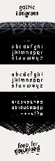 Gothic Tangram font